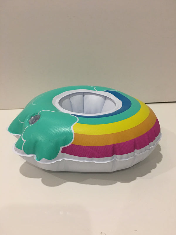Rainbow Cloud Inflatable Floating Drink Holder