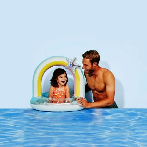 Inflatable Kids Rainbow Ring Float