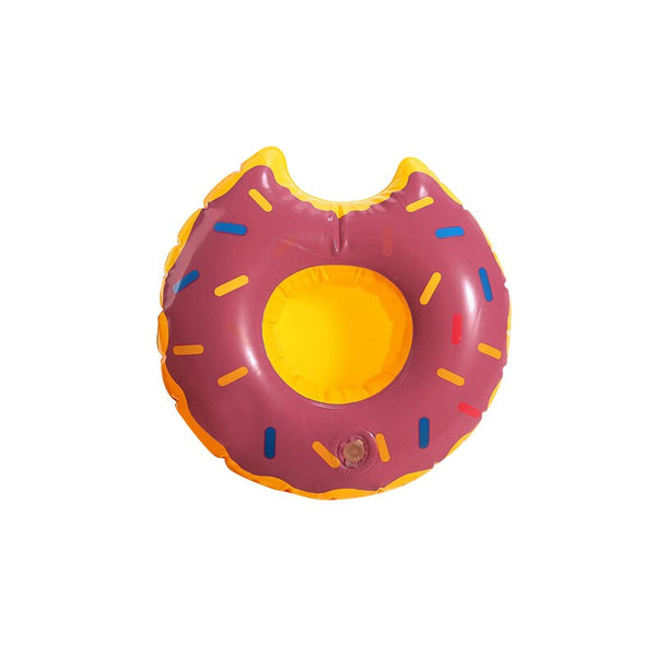 Floating Blueberry Donut Inflatable Drink Holder Pool Party Beach