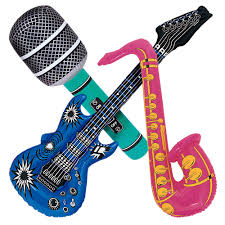 Inflatable Rock Star Rock N Roll Saxophone