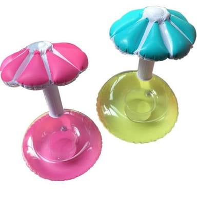 Inflatable Umbrella Drink Floating Holder