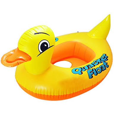 Yellow Duck Inflatable Baby Float
