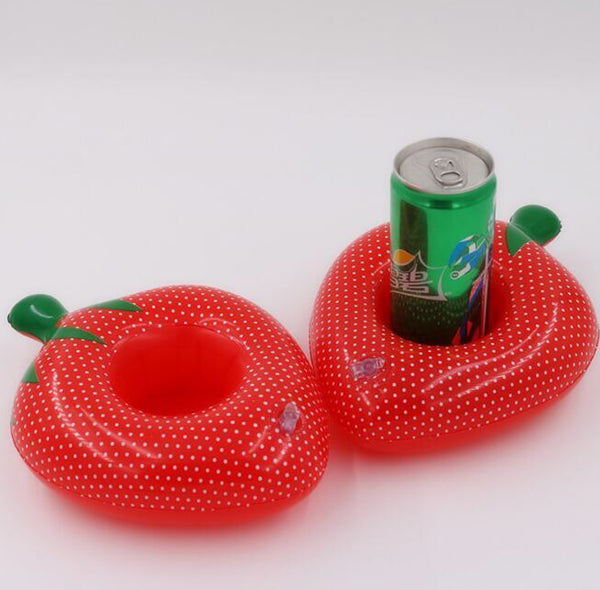 Strawberry Inflatable Floating Drink Holder