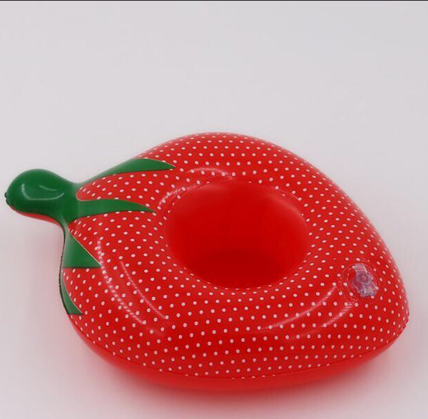 Strawberry Inflatable Floating Drink Holder