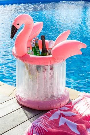 Flamingo Inflatable Ice Bucket Drinks Cooler