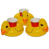 Yellow Duck Inflatable Drink Floating Holder