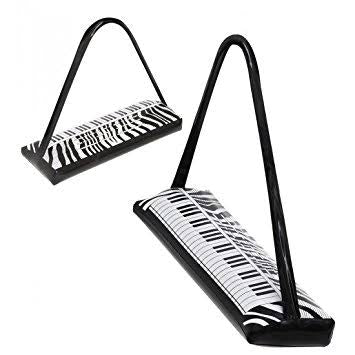 Rock Star Rock N Roll Inflatable Piano Keyboard - BLACK