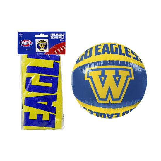 AFL West Coast Eagles Football Club Inflatable Beach Ball