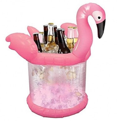 Flamingo Inflatable Ice Bucket Drinks Cooler