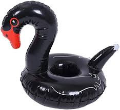 Black Swan Inflatable Drink Floating Holder
