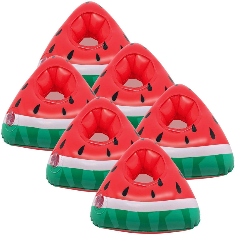 Watermelon Slice Inflatable Drink Floating Holder