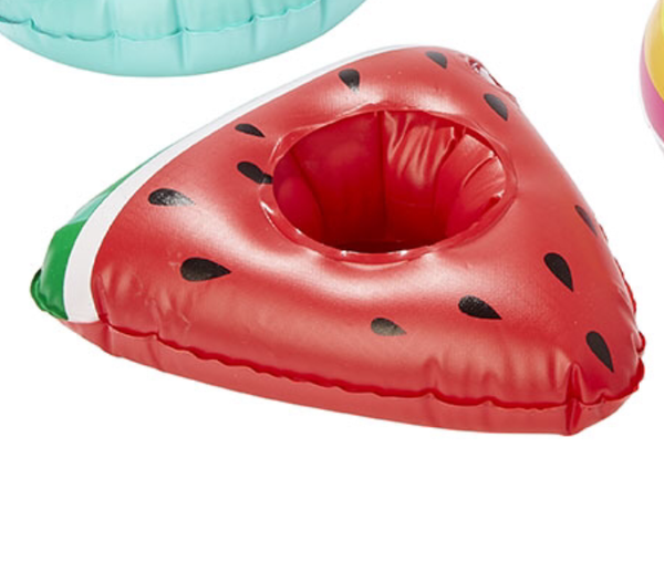 Watermelon Slice Inflatable Drink Floating Holder