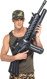 Inflatable Black Machine Gun