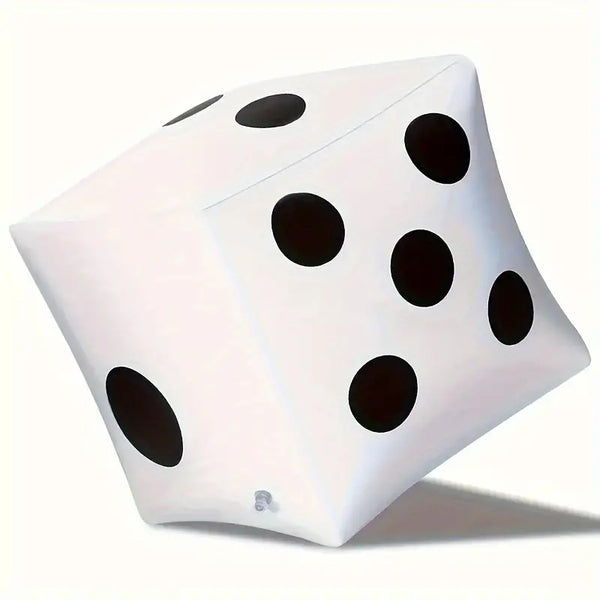 Large Inflatable White Dice 30cm