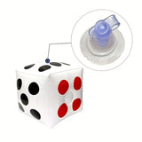 Large Inflatable Jumbo White Dice 33cm