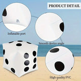 Large Inflatable White Dice 30cm