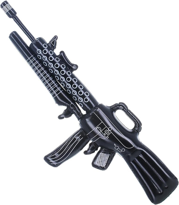 Inflatable Black Machine Gun