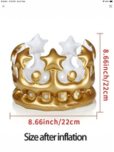 Inflatable Gold Crown