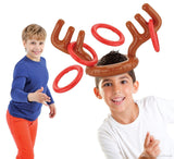 Inflatable Christmas Reindeer Antlers Throwing Game