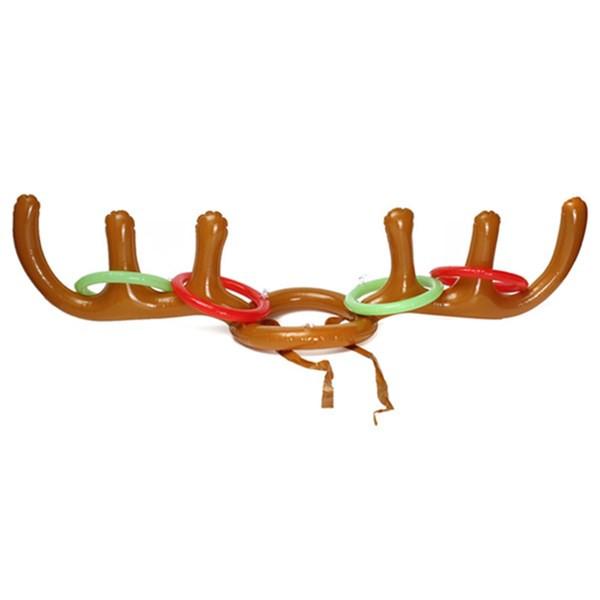 Inflatable Christmas Reindeer Antlers Throwing Game