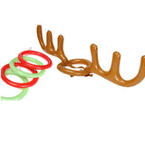 Inflatable Christmas Reindeer Antlers Throwing Game