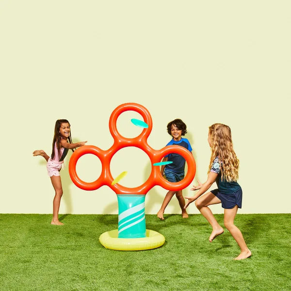 Inflatable Flying Disc Game Set