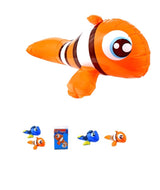 Splash & Swim Inflatable orange clown fish