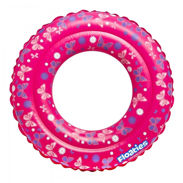 Floaties Pink Butterfly Swim Ring 2-3 Years – Water Quackers Australia