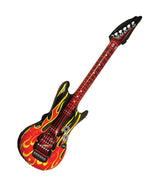 Large Flame Inflatable Electric Guitar