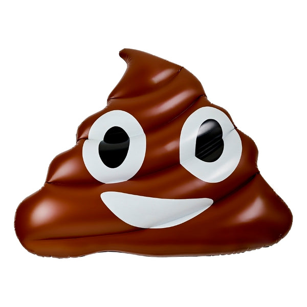 Inflatable Emoji Poo Pool Float